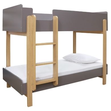 Hero Wooden Bunk Bed In Grey