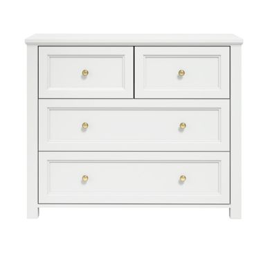 Ives Wooden Chest Of 4 Drawers In White