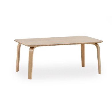 Kaito Rectangular Wooden Coffee Table In Oak