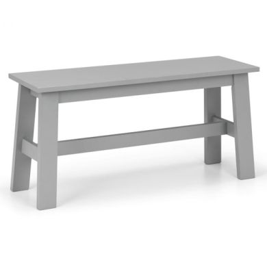 Kobe Wooden Dining Bench In Grey