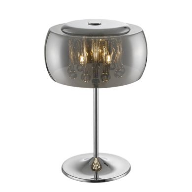 Lambeth 3 Bulbs Decorative Table Lamp In Chrome