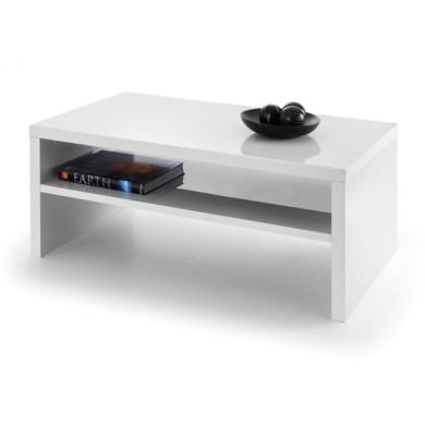 Metro Wooden Coffee Table In White High Gloss