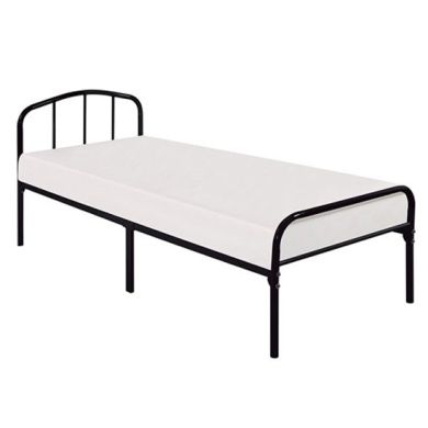 Milton Metal Single Bed In Black