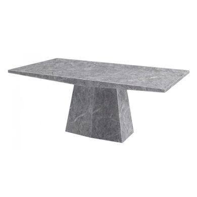 Multan Natural Stone Marble Dining Table In Lacquer