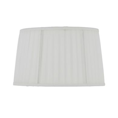 New Classic Fabric 14 Inch Shade In White Organza
