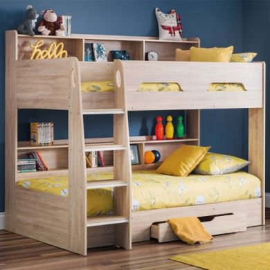 Orion Wooden Bunk Bed In Sonoma Oak