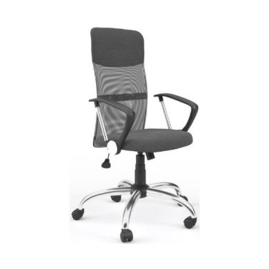 Orlando Mesh Fabric Seat Office Chair In Grey