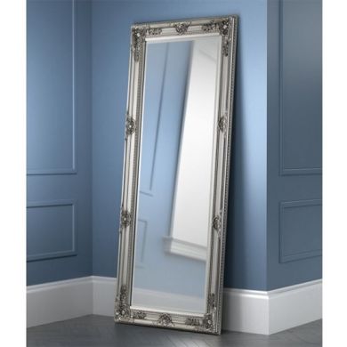 Palais Large Lean-to Dress Mirror In Pewter Effect