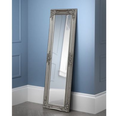 Palais Small Lean-to Dress Mirror In Pewter Effect