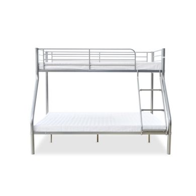 Palmdale Metal Triple Sleeper Bunk Bed In Chrome