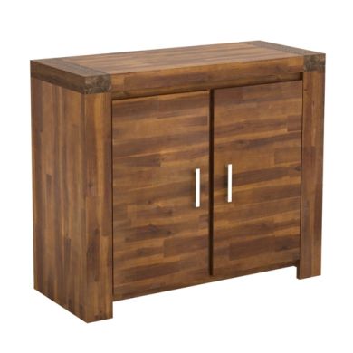 Parkfield Wooden Sideboard In Acacia With 2 Doors