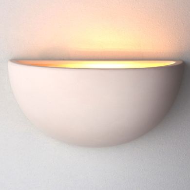 Pride LED Wall Light In Unglazed Ceramic