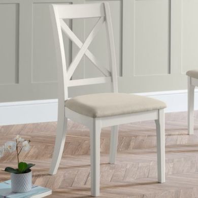 Provence Wooden Dining Chair In Grey