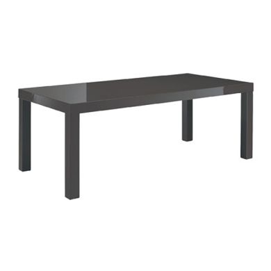 Puro Wooden Coffee Table In Charcoal High Gloss