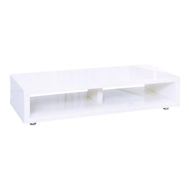Puro Wooden TV Stand In White High Gloss