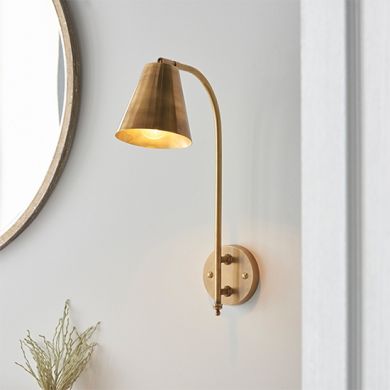 Radha Wall Light In Antique Brass