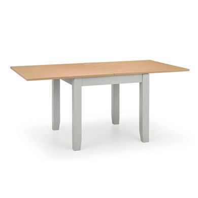 Richmond Extending Wooden Dining Table In Elephant Grey
