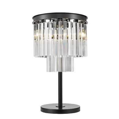 Richmond 3 Bulbs Decorative Table Lamp In Crystal