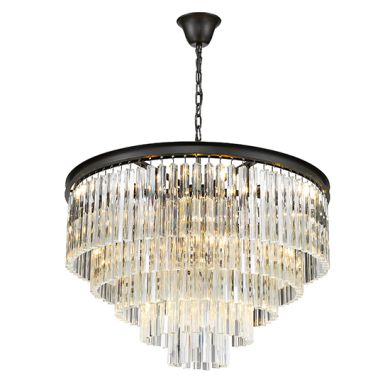 Richmond 10 Bulbs Decorative Ceiling Pendant Light In Crystal
