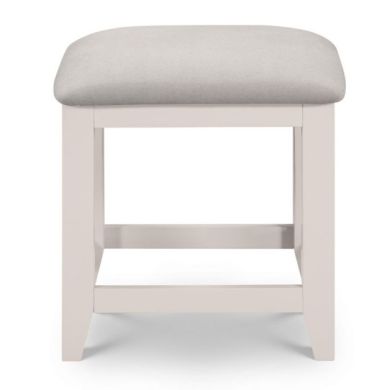 Richmond Wooden Dressing Stool In Grey