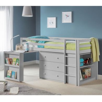 Roxy Wooden Sleepstation Bunk Bed In Dove Grey