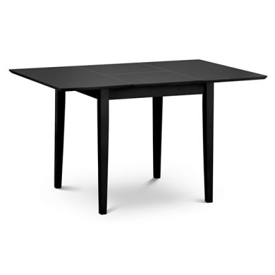 Rufford Extending Wooden Dining Table In Black