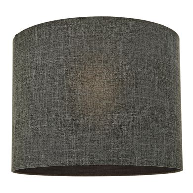 Sara Heavy Weave Fabric 18 Inch Shade In Charcoal