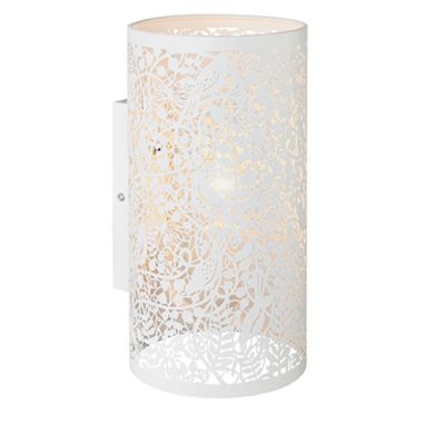 Secret LED Garden Wall Light In Matt Ivory
