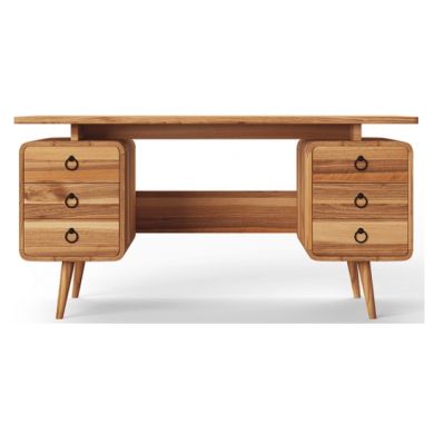 Somerset Wooden Computer Desk In Mixed Wood Effect