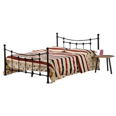 Surrey Metal King Size Bed In Black