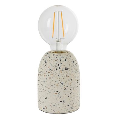 Terrazzo Table Lamp In White Terrazzo