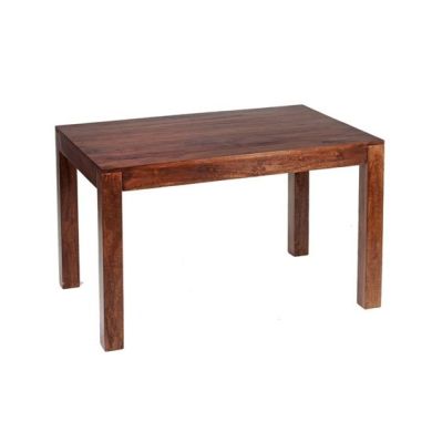 Toko Small Wooden Dining Table In Dark Walnut