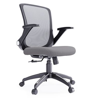 Toronto Mesh Fabric Home And Office Chair In Grey
