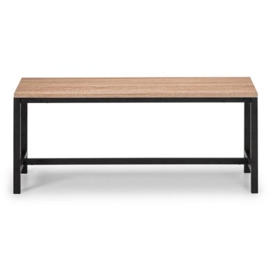 Tribeca Wooden Dining Bench In Sonoma Oak Effect