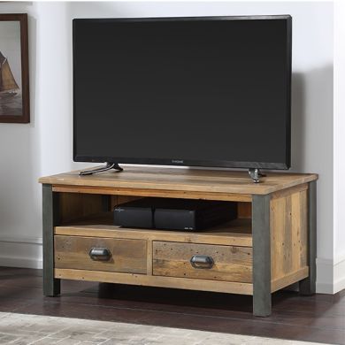 Urban Elegance Wooden TV Stand In Reclaimed Wood