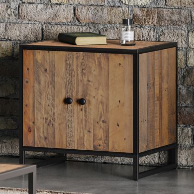 Ooki Wooden Modular Small Sideboard With 2 Doors In Oak