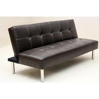Venus PVC Sofa Bed In Brown