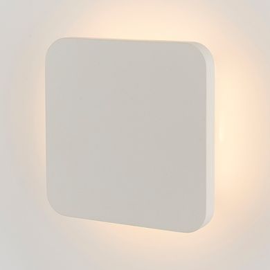 Viktor LED Wall Light In Smooth White Plaster