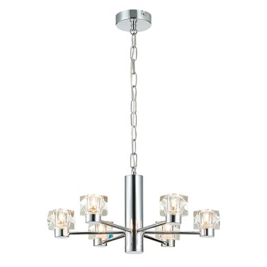 Wakefield 6 Bulbs Decorative Ceiling Pendant Light In Chrome
