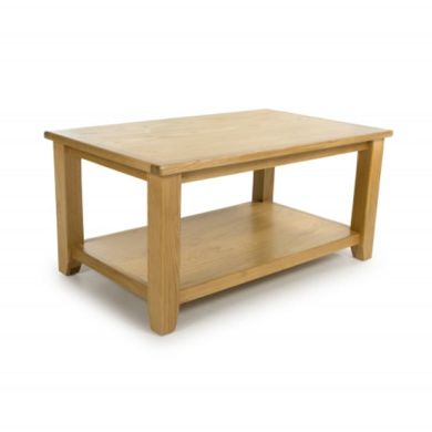 Madrid Wooden Coffee Table In Oak