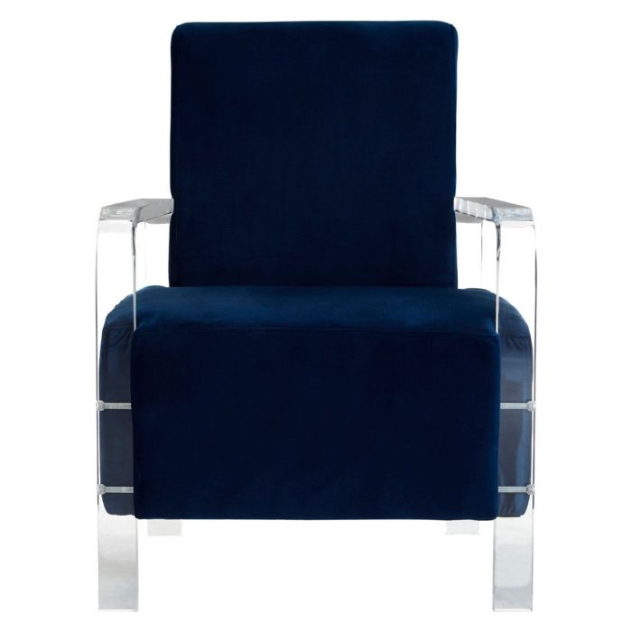 Acrylic accent hot sale chair