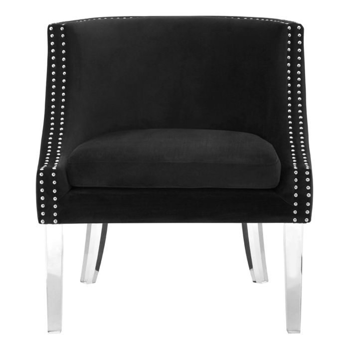 Clear acrylic top arm chair