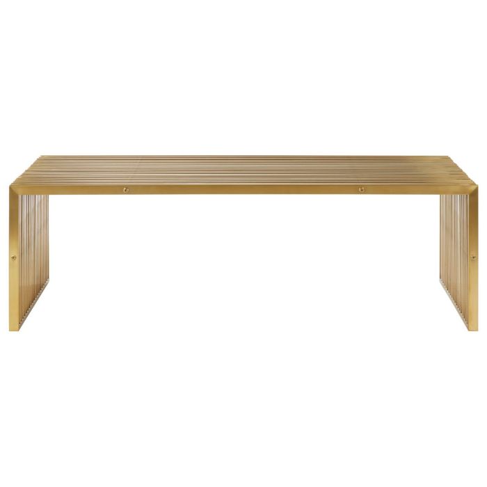 Brushed stainless sale steel coffee table