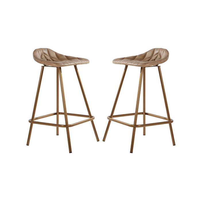 Wood and brass 2025 bar stools