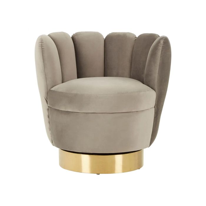 Gold top tub chair