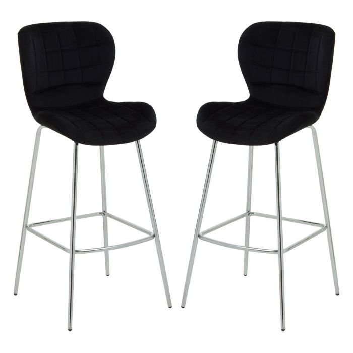 Silver bar chairs deals