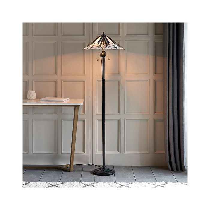 Bankers floor lamp top