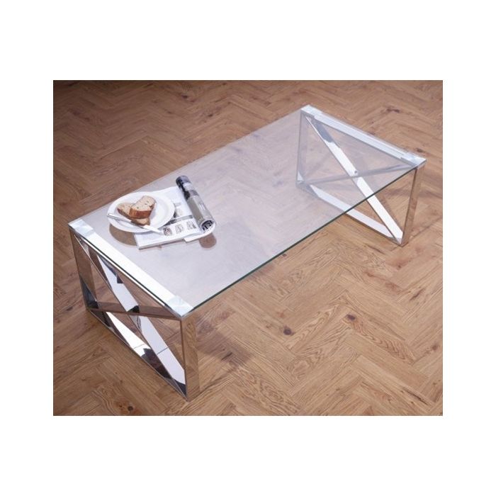 Clear top coffee table deals