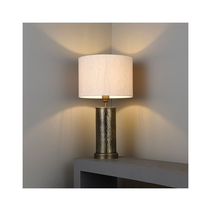 Hammered sales bronze lamp