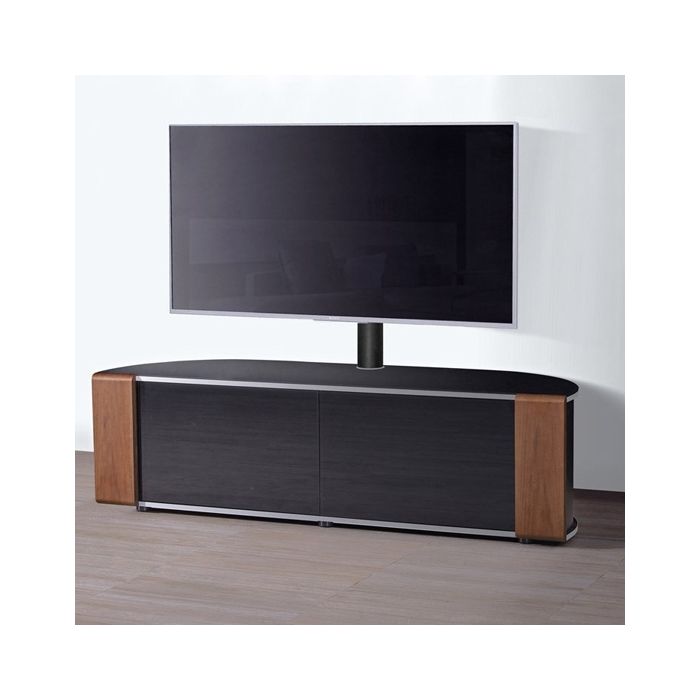 Walnut corner shop tv stand